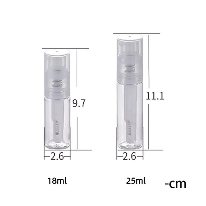 Flacon pulvérisateur portable en plastique 25 ml pour poudre