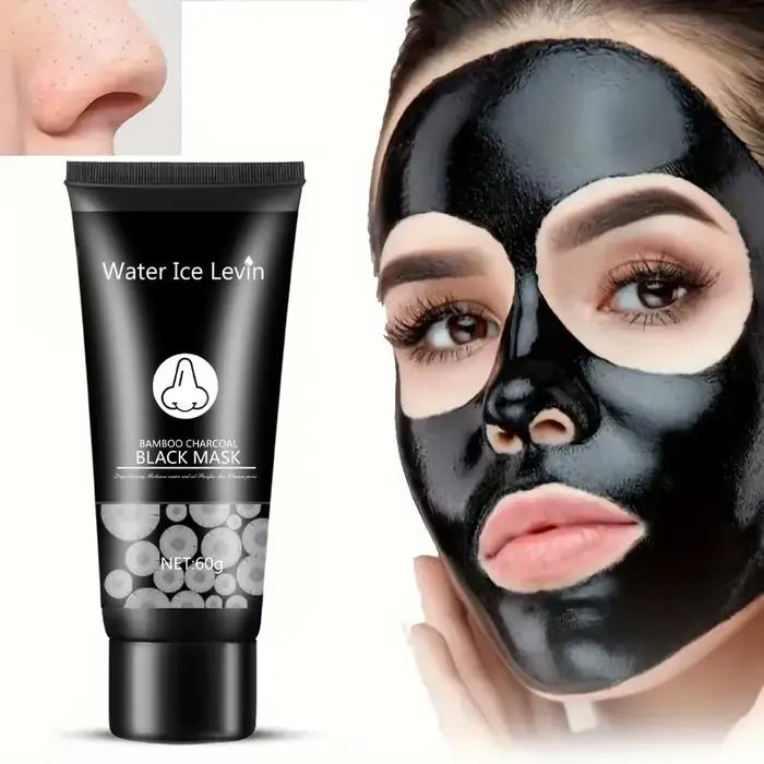 Masque au charbon de bambou dissolvant de points noirs masques faciaux en profondeur nettoyage en profondeur purifiant Peel Off Black Nud Shills soin du visage masque noir