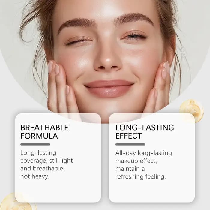 Fond de Teint Liquide Luxe Changeant de Couleur SPF50 Longue Tenue Adaptatif au