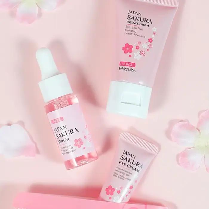 Sakura-Ensembles de soins de la peau pour femme