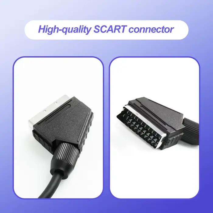 Câble péritel vidéo Composite de haute qualité de 1.3m sur SYNC RGB pour Console de jeu vidéo Saturn/MD/Xbox/PS1/PS2/PS3