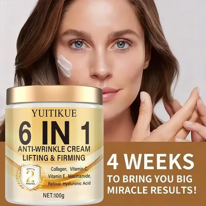 YUITIKUE Crème liftante 2 Min 100g - Anti-rides 6 en 1