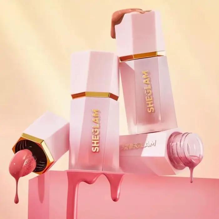 SHEGLAM poudre Blush mat multi-usages brillant à lèvres longue durée éclaircissant léger lisse maquillage