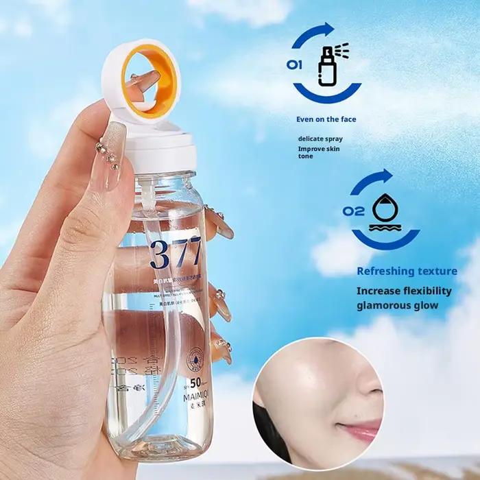 377 Spray de protection solaire SPF50 + Anti-âge Anti-rides hydratant blanchissant crème solaire Spray visage corps cou soins de la peau Spray 2025