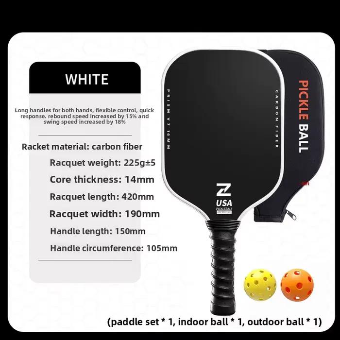 Nouvelle raquette de pickleball Cannon T700, surface en carbone à friction, thermoformée, UPA-A, approuvée USAPA, pour les professionnels.
