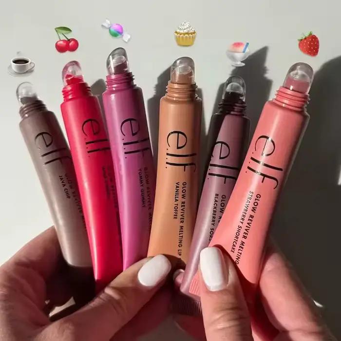 E.l.f Cosmetics Gloss à lèvres Glow Reviver repulpant avec paillettes fines