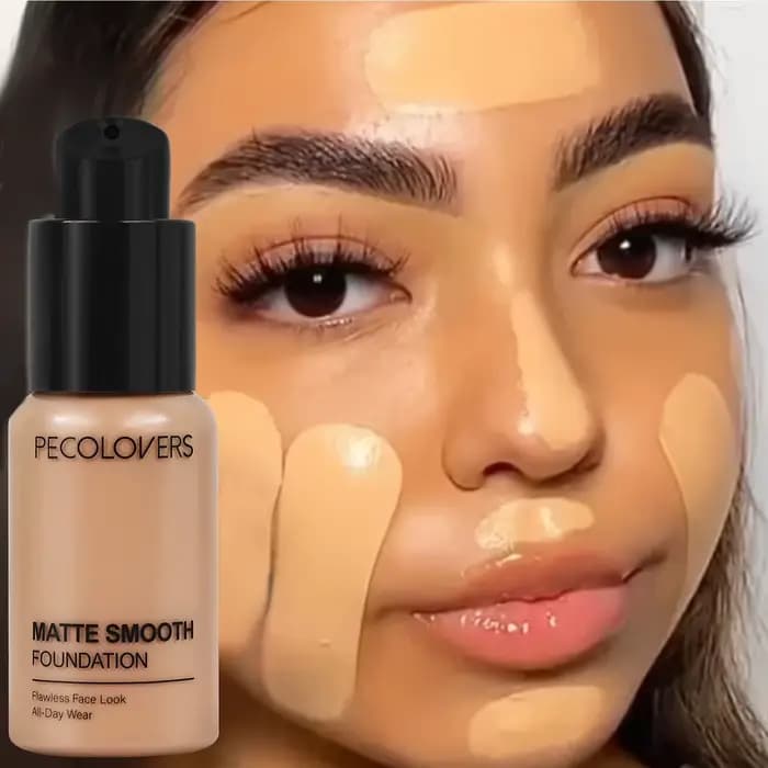 PECOLOVERS Fond de teint liquide finition mate - Correcteur anti-huile