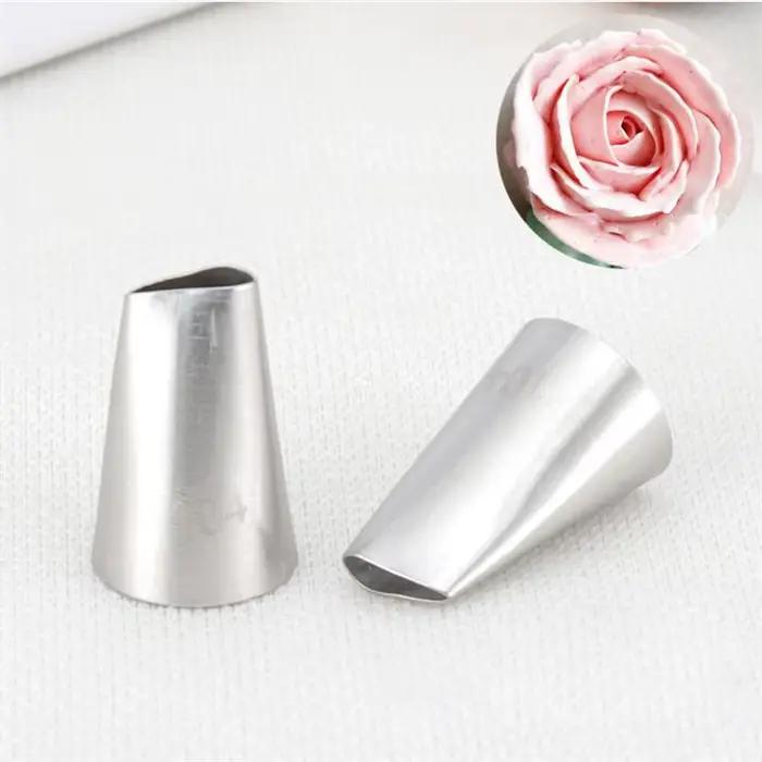 Buse de glaçage sans couture pour gâteau et Chi, tube de crème, outils de décoration de gâteaux, ustensiles de cuisson, pétales de création, pointes de glaçage, #104
