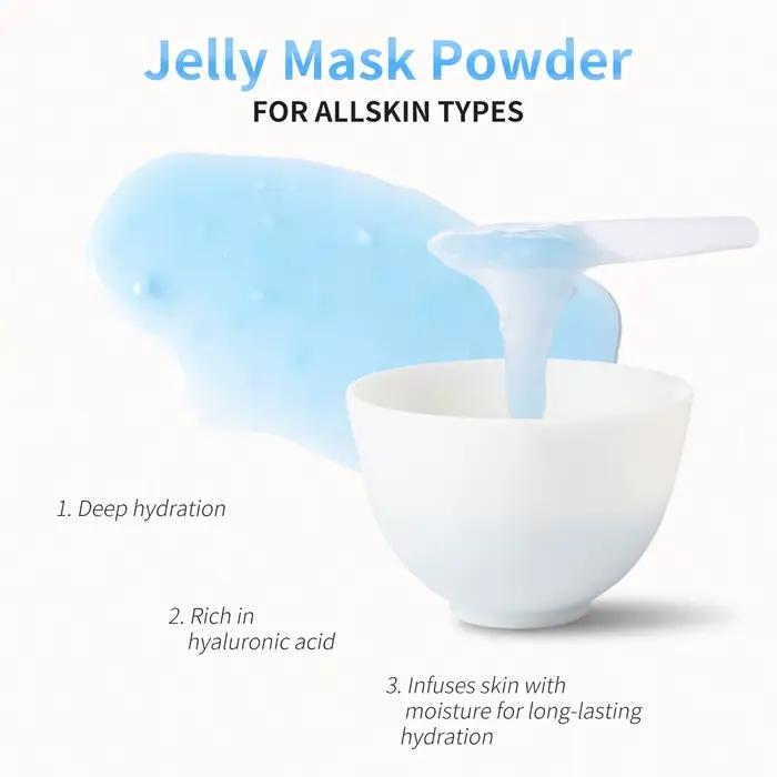 Poudre de masque en gelée pour le visage
