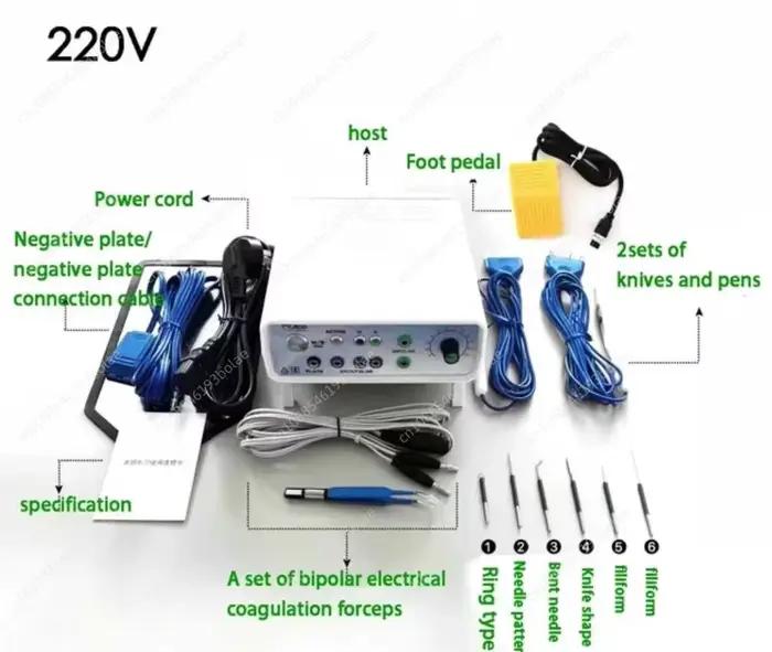 Produit haute performance avec fonction de coagulation Plaque négativeElectrotome haute fréquence