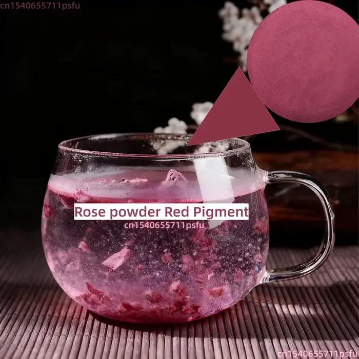 Poudre de rose rouge 100% naturelle de haute qualité
