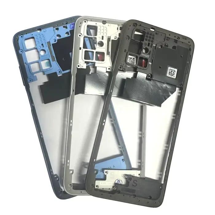 Pour Xiaomi Redmi 10 cadre central plaque de lunette arrière boîtier de châssis 10 Prime cadre arrière pièces de rechange pour cadre Redmi 10 2022