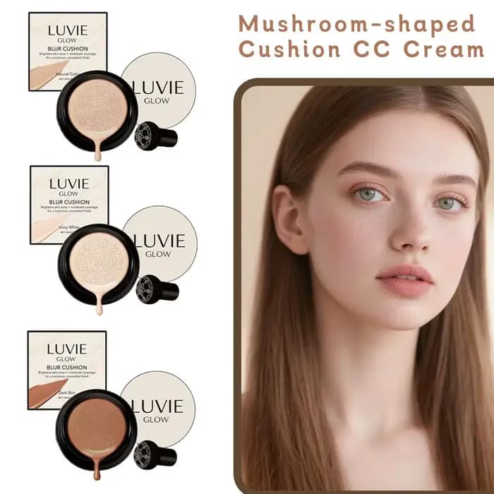LUVIE GLOW – BB crème à coussin d'air en forme de champignon