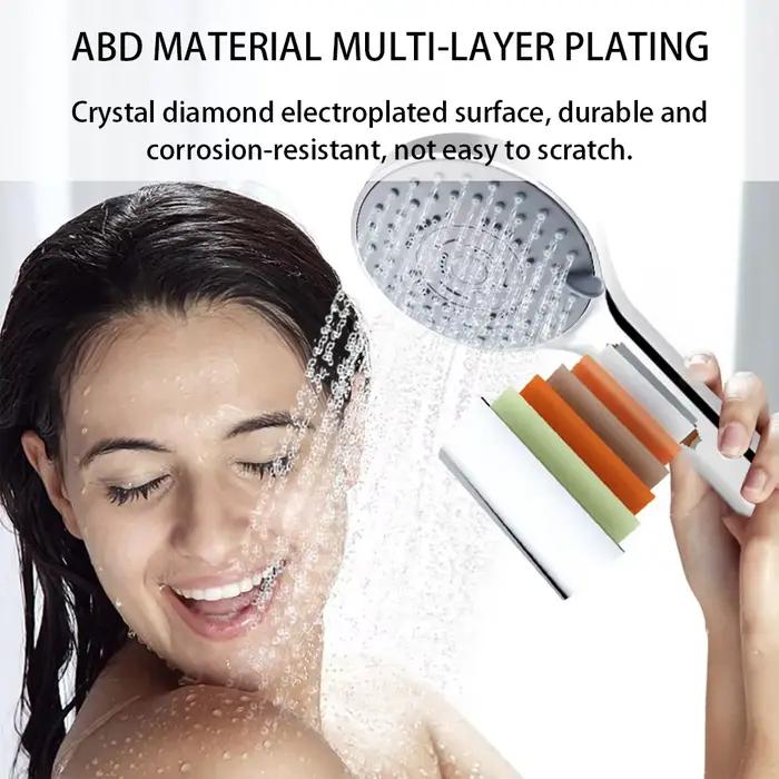 Pulvérisateur de salle de bains, pomme de douche à jet, économie d'eau, réglable à main, 5 Modes, douche SPA, pomme de bain, accessoires de salle de bains