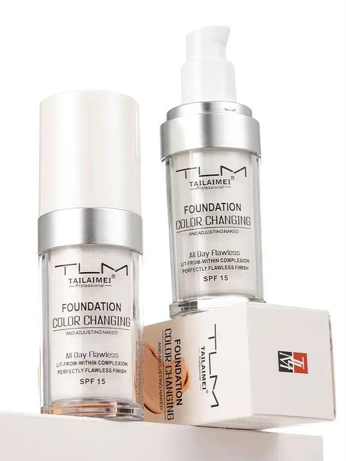 Fond de teint liquide à changement chaud