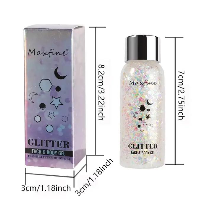 Paillettes multifonctionnelles pour le maquillage et la décoration pour les fêtes et les festivals utilisables sur le corps, les cheveux et les yeux occasions spéciales femmes