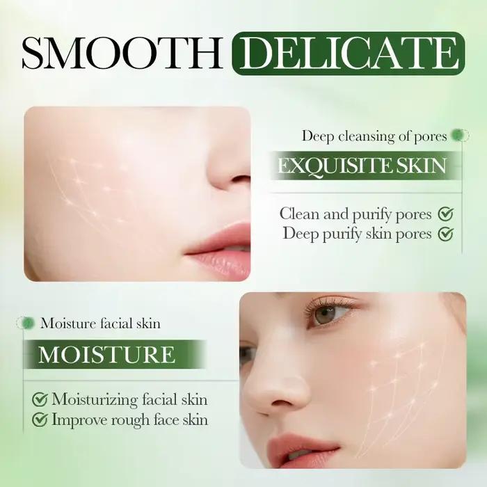 BIOAQUA Mousse Nettoyante Visage à la Centella Asiatica avec Brosse – Nettoyage Profond des Pores