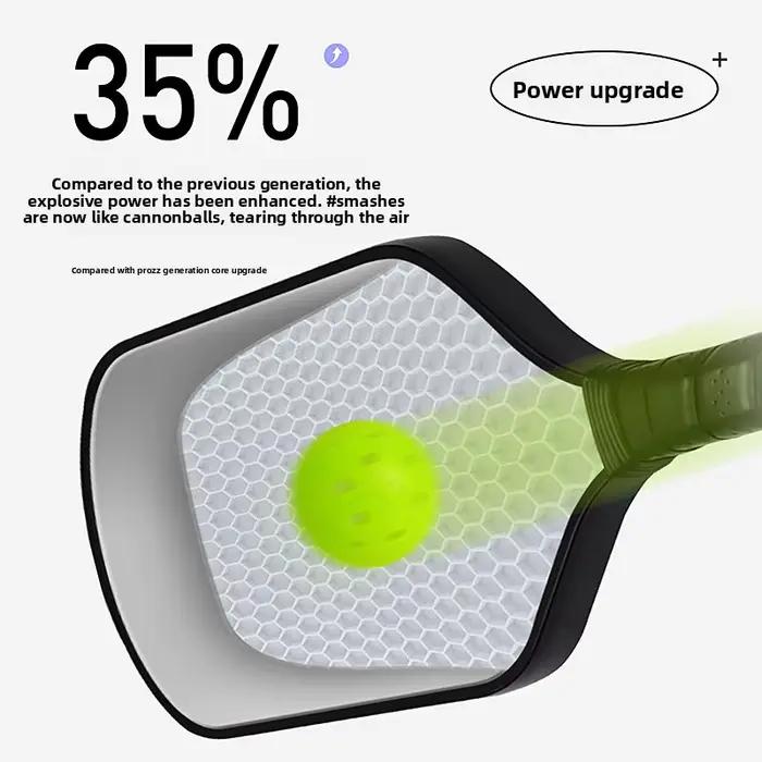 Nouvelle raquette de pickleball Cannon T700, surface en carbone à friction, thermoformée, UPA-A, approuvée USAPA, pour les professionnels.
