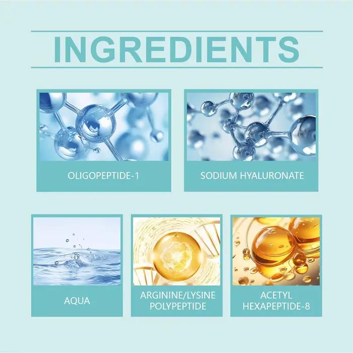 Sérum Visage à l'Acide Hyaluronique 84% Cono Peptide Essence : Atténue les Rides