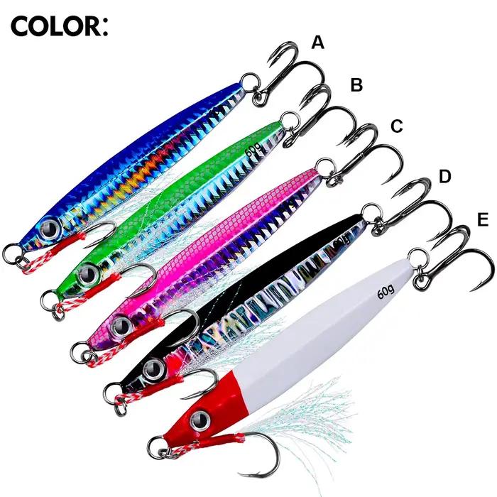 PROBEROS 1pc Leurre Artificiel en Métal, Appât Durable Bionique Rigide avec Design Réaliste, Accessoire Parfait pour la Pêche en Mer
