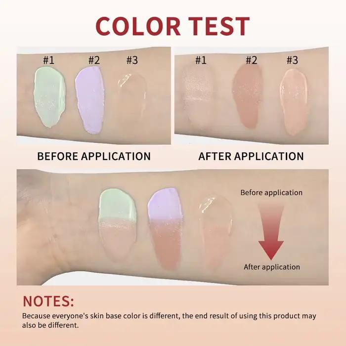 CC crème correctrice rouge à base de liquide