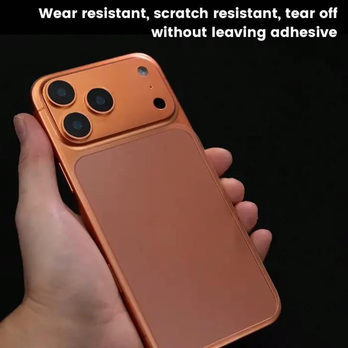 NNBILI 1 pièces/ensemble Film de lentille de Base mate + Film arrière PET mat pour IPhone 17 Pro Max 17 Pro accessoires de téléphone conception minimaliste