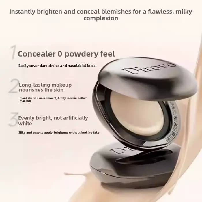 DIROVO correcteur fond de teint BB crème hydratant crémeux brillant visage durable lumière maquillage cosmétiques