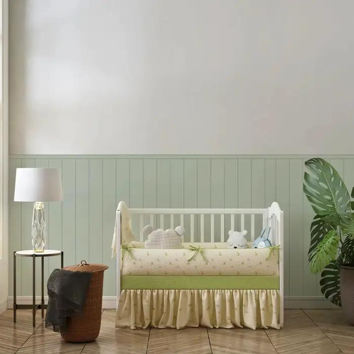 Panneau mural vert clair, papier peint mural inférieur pour chambre d'enfant, papiers peints à décoller et à coller, auto-adhésif, 50cm ** 112cm