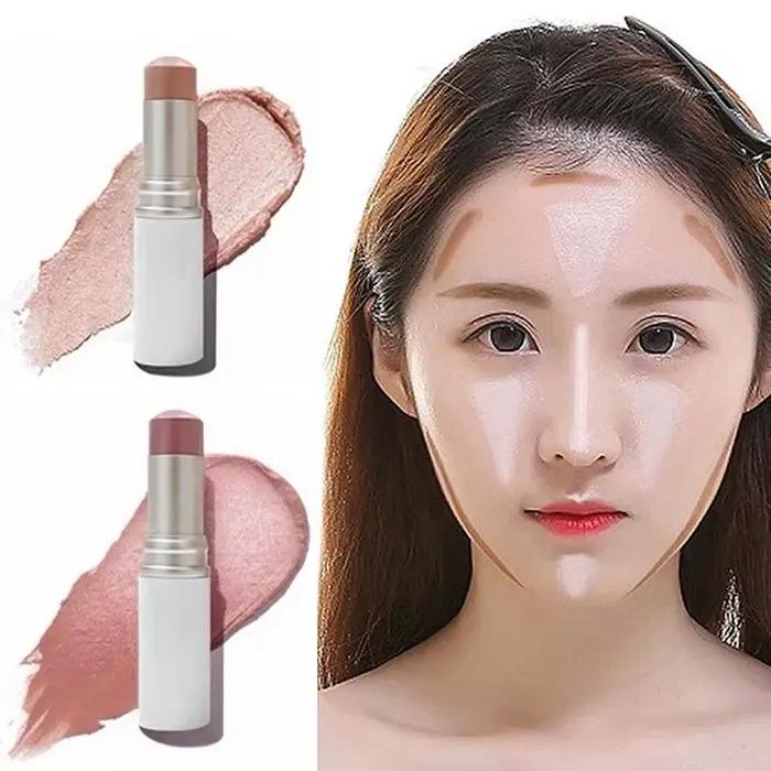 Hince coréen éclaircir le visage surligneur Blush bâton correcteur de paillettes hydratant et maquillage naturel