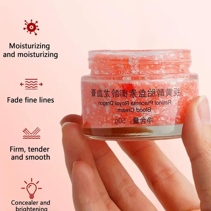 Crème au placenta de rétinol Royal Dragon pour femmes et hommes hydratante raffermissante et lissante pour le visageUsageIdOccasionsSpéciales