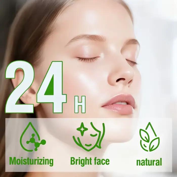 Crème Après-Soleil 99% Aloe Vera avec Collagène, Soin Hydratant et Apaisant 12H