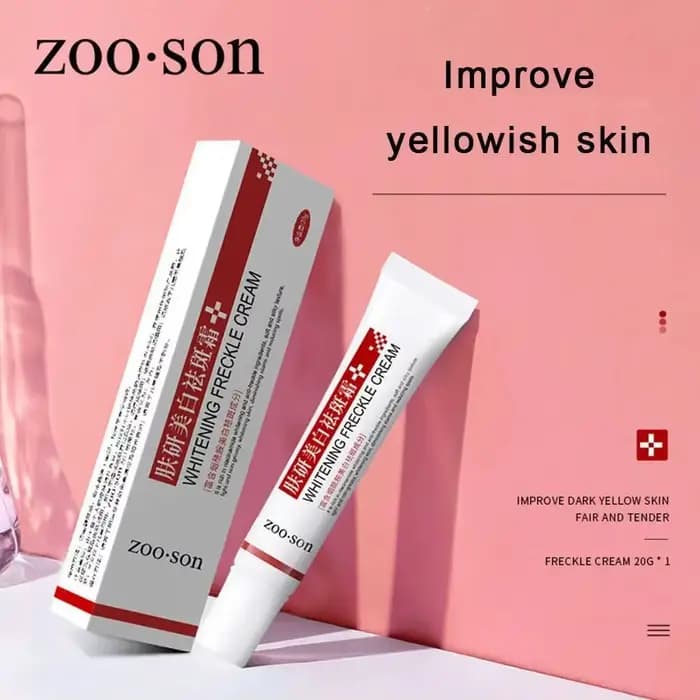 Crème blanchissante anti-taches de rousseur pour le visage