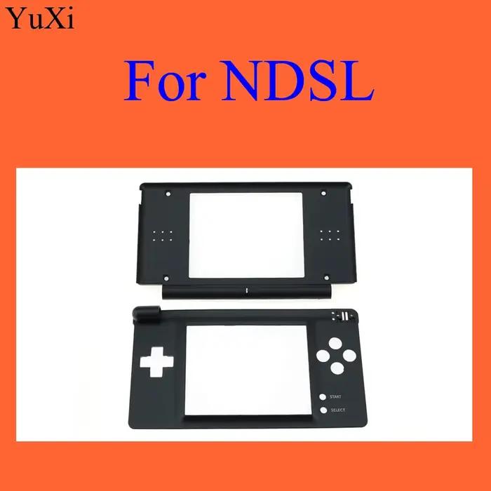 Cadre supérieur et inférieur pour DS Lite, cadre d'écran supérieur et inférieur pour NDSL, cadre intérieur d'écran noir, pièce de rechange, 1 pièce