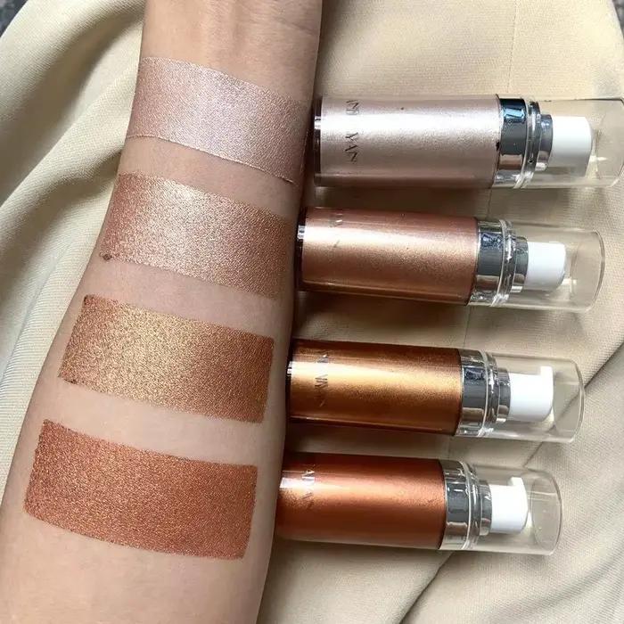 Crème de maquillage surligneur liquide longue durée