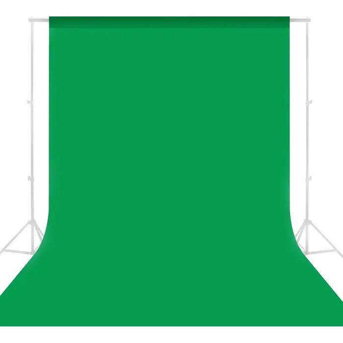 Toile de fond lisse verte, blanche et noire pour tournage vidéo, écran de photographie Chromakey