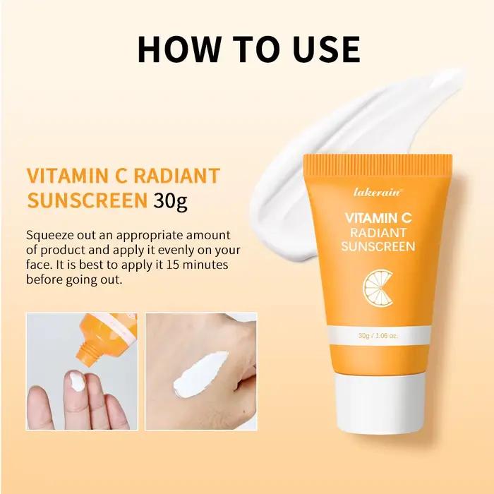 Crème solaire Lakerain à la vitamine C