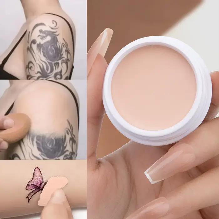 QIC Crème anti-cernes imperméable et anti-transpiration - Couverture de tatouage