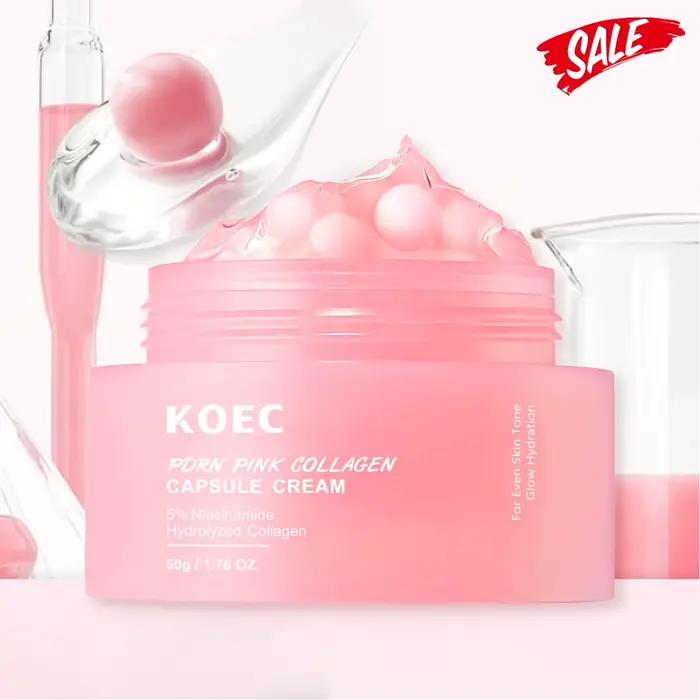 PDRN crème capsule de collagène rose 5% Niachinamide VC