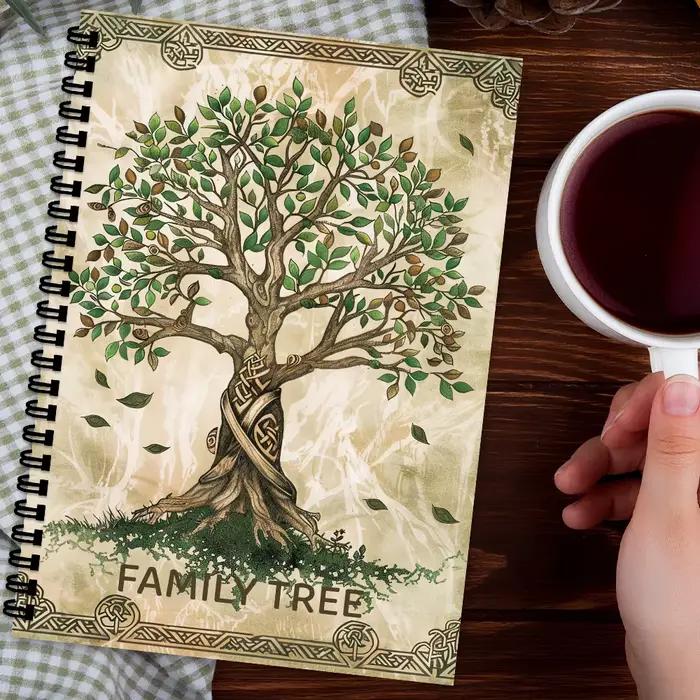 1PC Livre de généalogie et planificateur familial, Journal de recherche d'ancêtres, Cadeau idéal pour les parents, Journal de l'histoire familiale