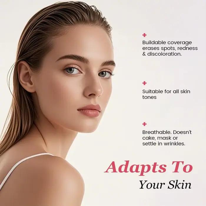 FOND DE TEINT LIQUIDE COULEUR CHANGEANTE UNIFIANT LE TEINT CORRECTEUR IMPERFECTIONS RIDEULS LONGUE TENUE ASPECT NATUREL COSMETIQUE 30 ML OCCASIONS SPECIALES À OFFRIR
