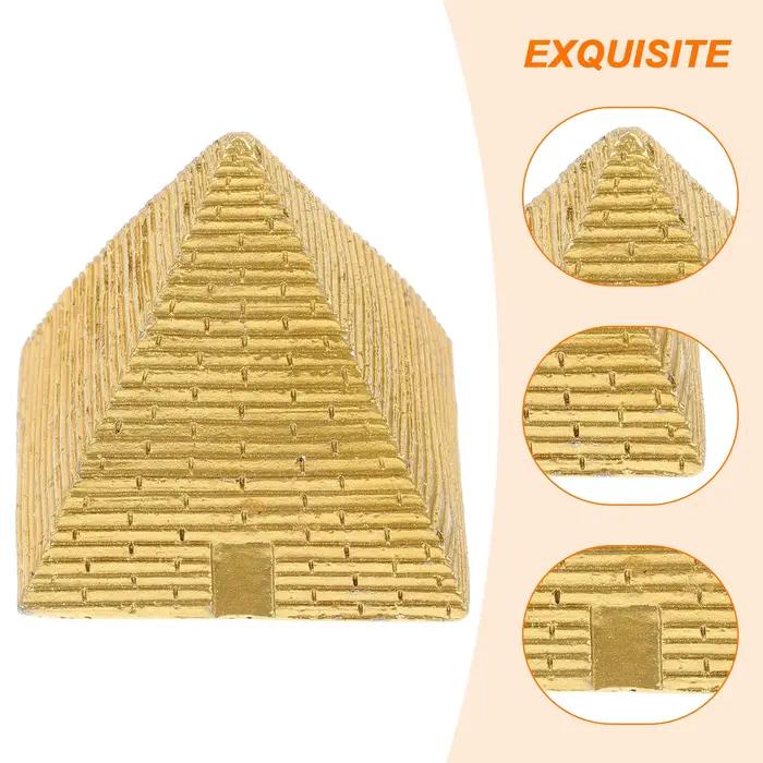 Pyramide Égyptienne Miniature en Résine, Modèle de Table de Sable, Décoration de Bureau et de Maison