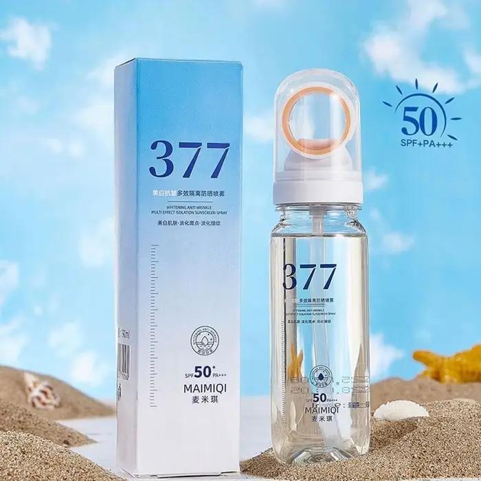 Spray solaire éclaircissant 377 SPF50+ anti-âge