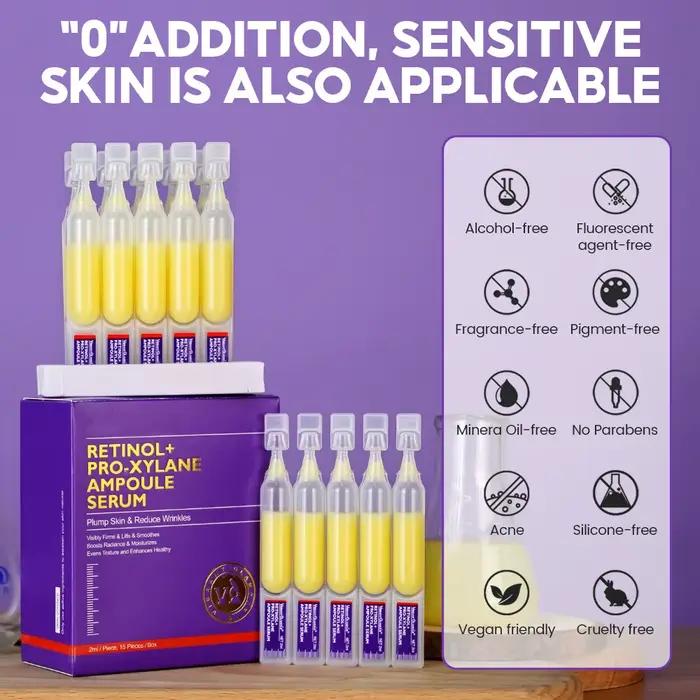 Rétinol Anti-âge raffermissant peau Essence pro-xylane Anti-rides sérum estompe les taches hydratant enlever les rides réduire les ridules