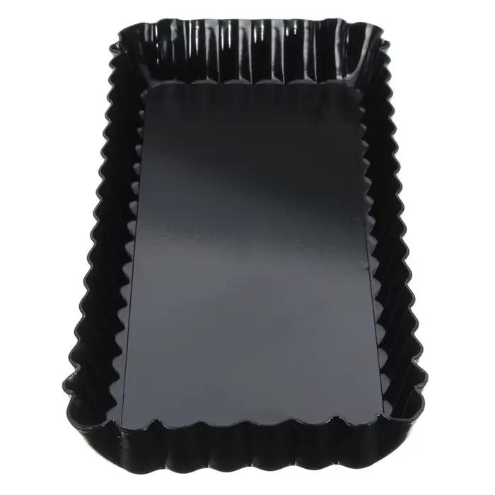 Moule à tarte cannelé pour cuisson, outil de quiche antiadhésif parfait, modèle rectangulaire, ustensiles de cuisson, plats, casseroles à gâteaux, plaque de cuisson