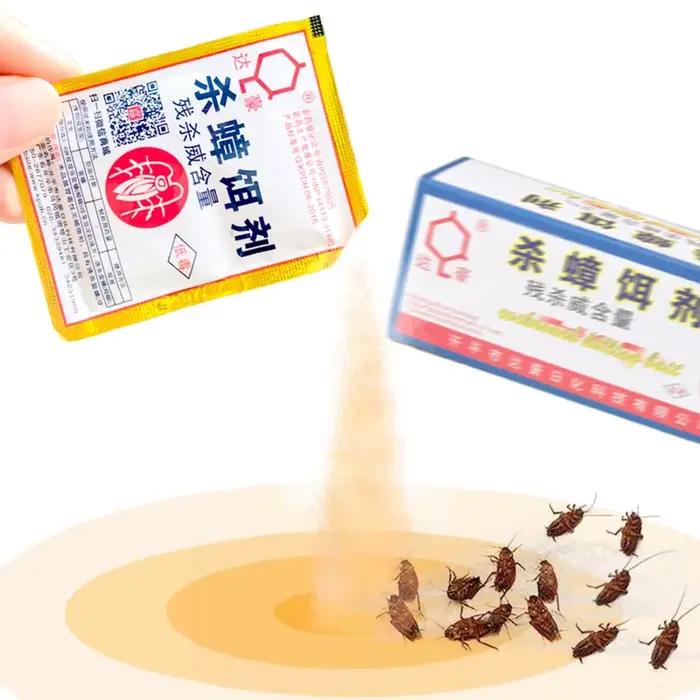 Poudre puissante anti-cafards (5-20 pièces) – Insecticide domestique efficace contre les fourmis, les araignées et autres nuisibles – Appât et piège sûrs pour la maison – Répulsif anti-insectes