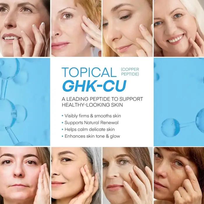 Baume Hydratant Bleu avec Peptides de Cuivre GHK-Cu et Suif de Bœuf : Soin au Miel de Manuka pour Peaux Sèches et Matures