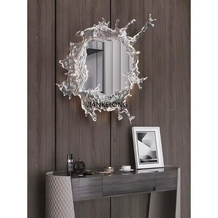 Éclairage d'ambiance mural pour salon, lumières décoratives pour entrée et lavabo, éclairage de miroir de vanité à effet d'eau, éclairage d'ambiance pour hôtel et villa