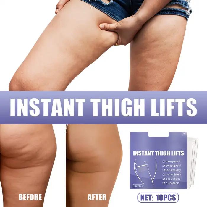 Bande de levage transparente pour contour des cuisses, 10 pièces, pour relâcher la peau sur les jambes, corps, bâton intérieur Ultra fin