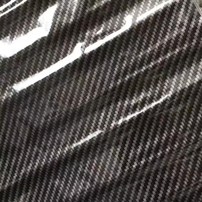 Film hydrographique noir en Fiber de carbone, vinyle de transfert d'eau à Base universelle pour intérieur de voiture, bricolage tous les arrière-plans compatibles 76