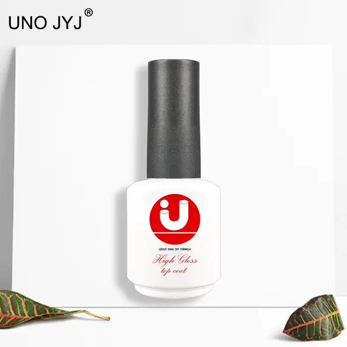 Vernis à ongles Gel Semi-Permanent, Base et couche de finition pour ongles en Gel, plus brillant, sans essuyage, Gellac, uv, Base en caoutchouc épais, nouveau, 15ml